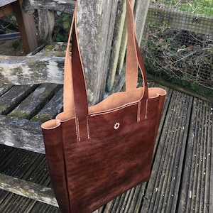 Modèle de sac fourre-tout en cuir - Patron PDF - DIY - Modèle de maroquinerie - Sac en cuir - Modèle numérique - Petit sac fourre-tout en cuir