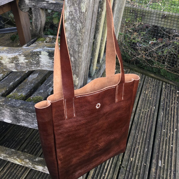 Modèle de sac fourre-tout en cuir - Patron PDF - DIY - Modèle de maroquinerie - Sac en cuir - Modèle numérique - Petit sac fourre-tout en cuir