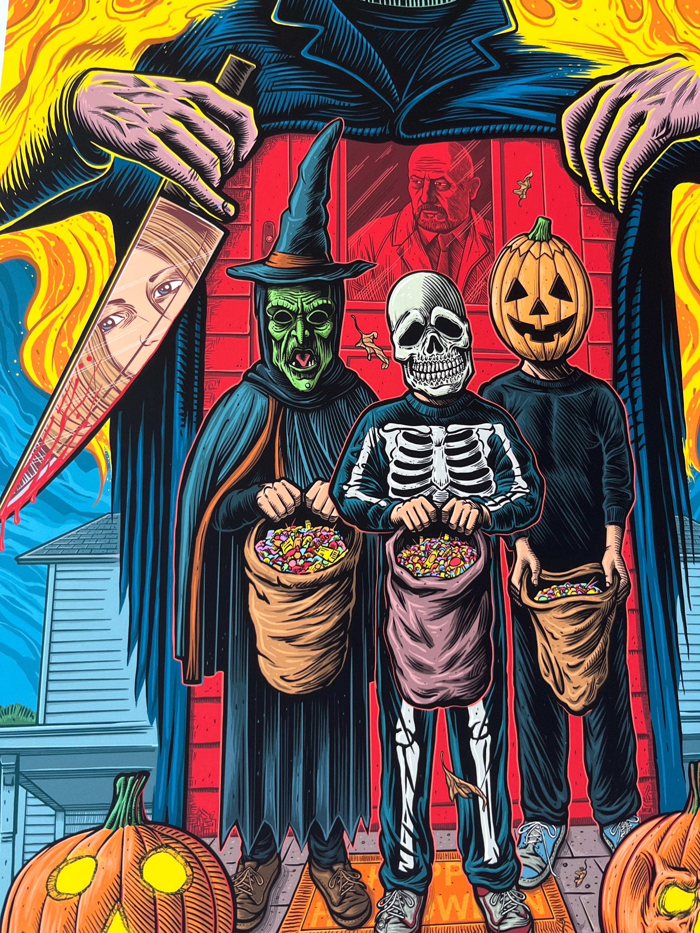 TEMPEST ハンビン 直筆サイン入り ポラ ハロウィン Both 12”x24” - “I Remember Halloween” Signed Giclee Poster Prints