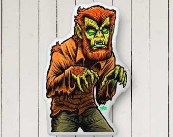 22&quot; Tall Wolfman Custom-shaped Pillow Villain Plush