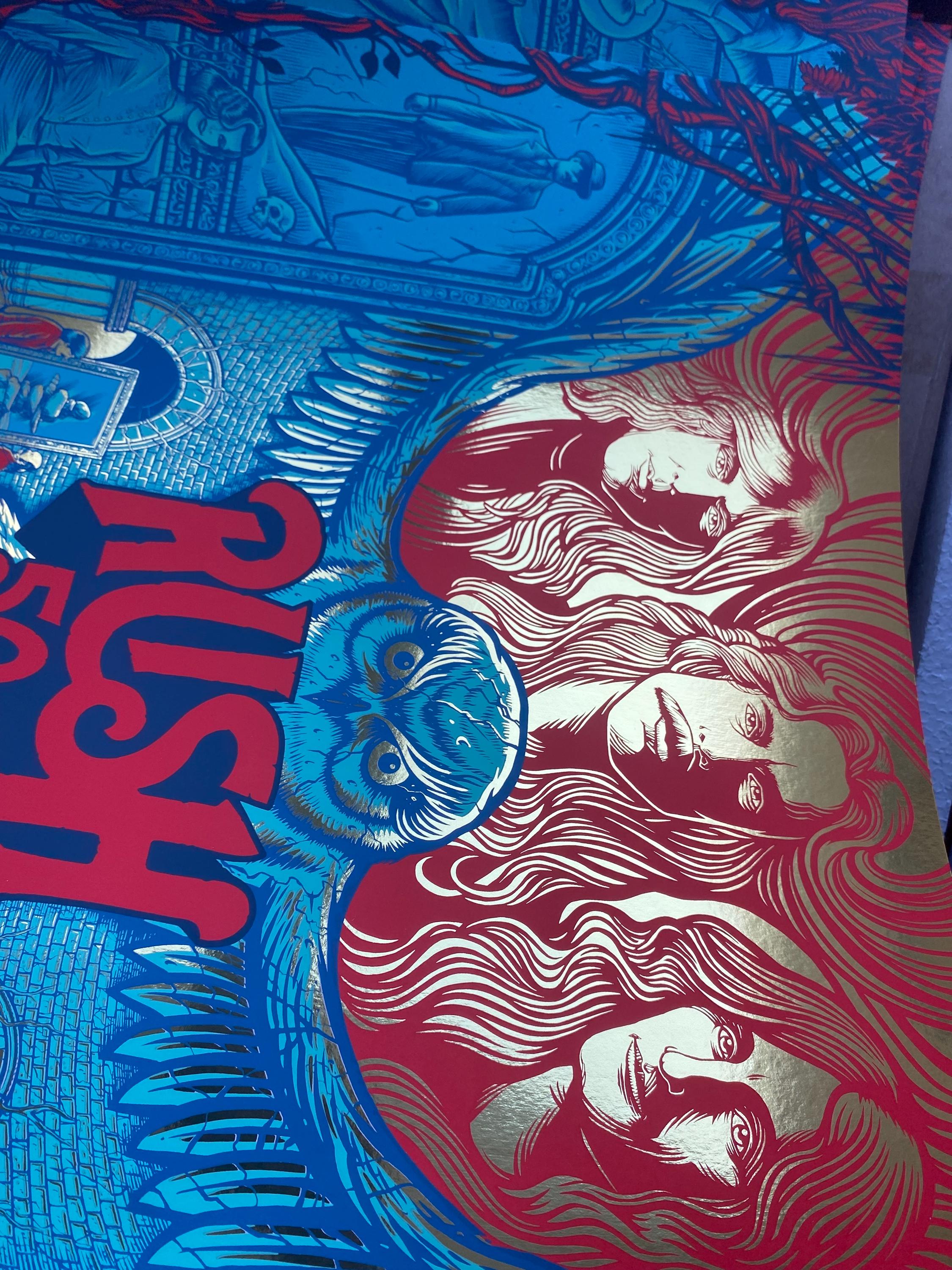 RUSH 50TH ANNIVERSARY Rainbow Foil Poster Signed Numbered AP - Etsy