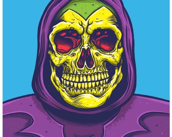 16x20” Punk AF Skeletor Evil Lord of Destruction Giclee Poster Print