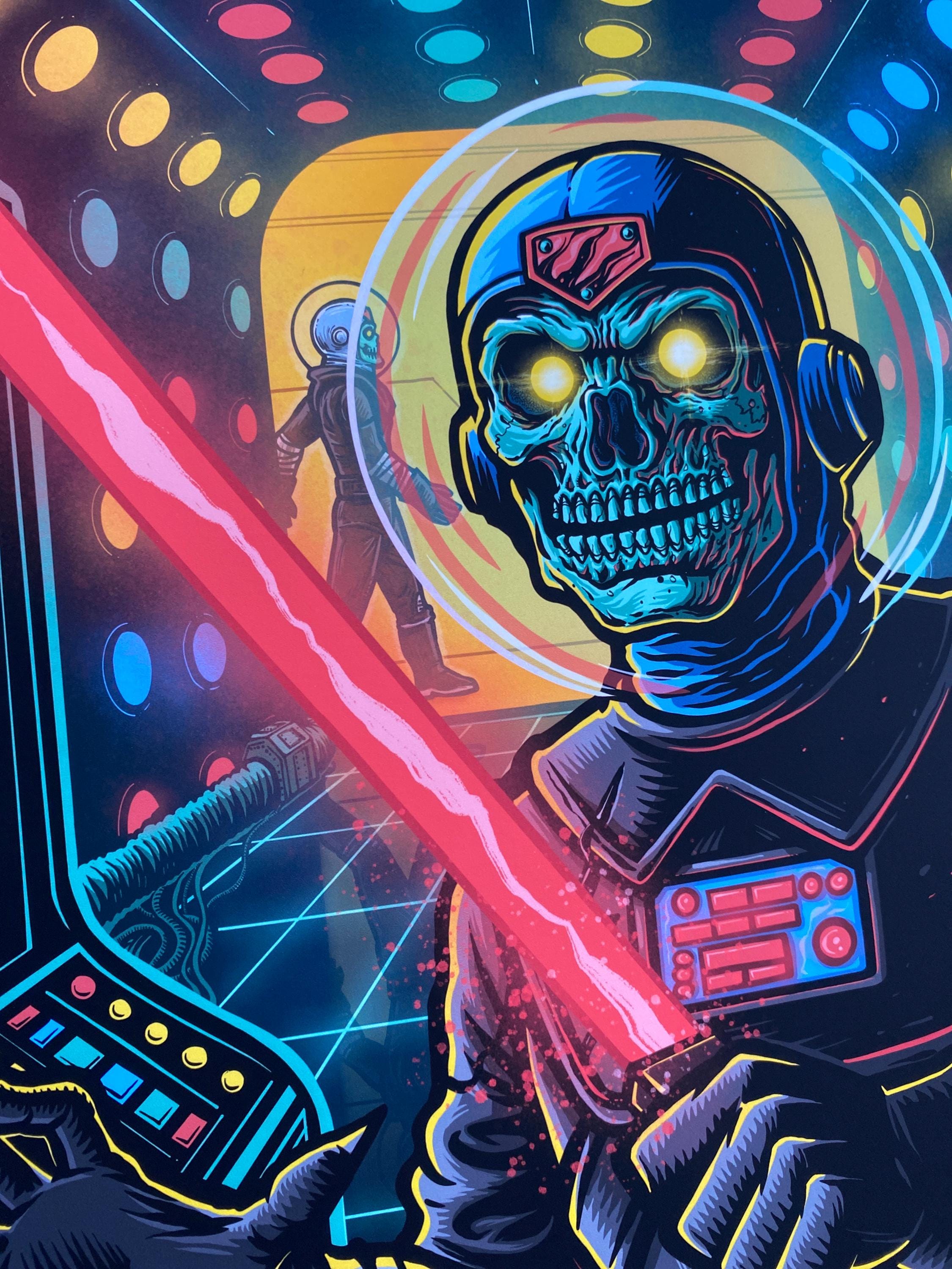 12”x18” Astro Zombies Wave 2 Card Art Giclee Poster Print - Etsy
