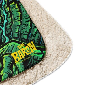 I Remember Halloween Tim Baron Monster Jam Sherpa blanket