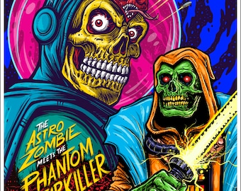 2024 Astro Zombie Meets Phantom Starkiller 18x24 Limited Edition Poster Giclee Print Signed by Tim Baron Etsy