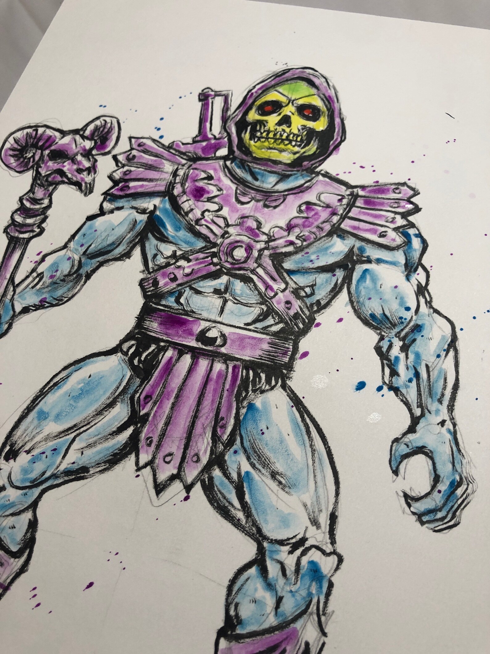 skeletor sketch