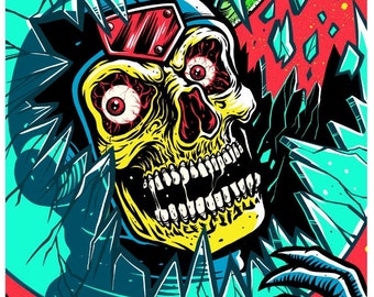 12”x24” Astro Zombies “Mayhem” Giclee Poster Print