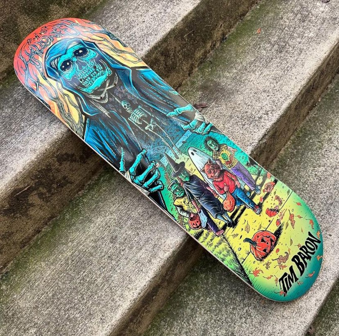 Baron Boards (signed) “I Remember Halloween” Skate Deck - Etsy