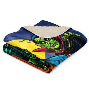 60"x80" Monster Jam Halloween Tim Baron Horror Sherpa blanketSherpa blanket