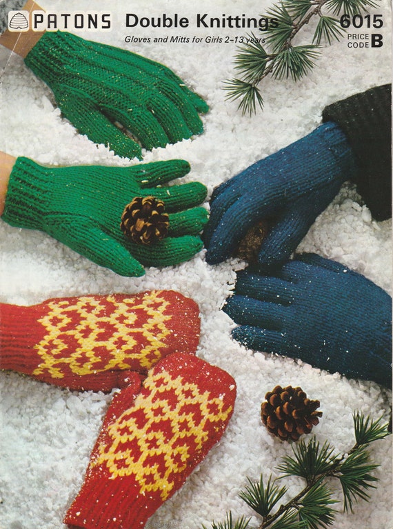 Childrens gloves knitting pattern deals