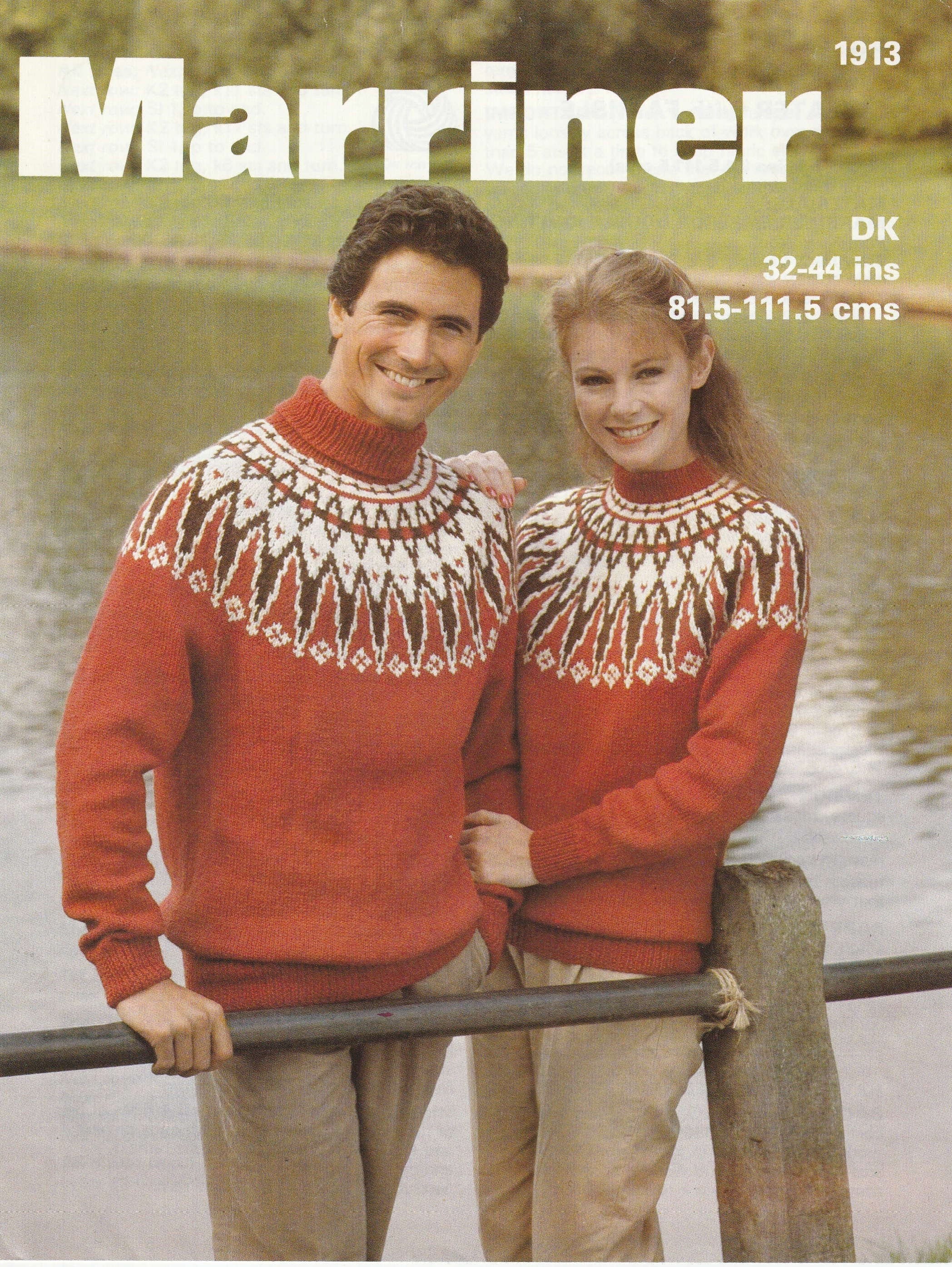 Vintage Fair Isle / Scandi Knitting Pattern - Etsy
