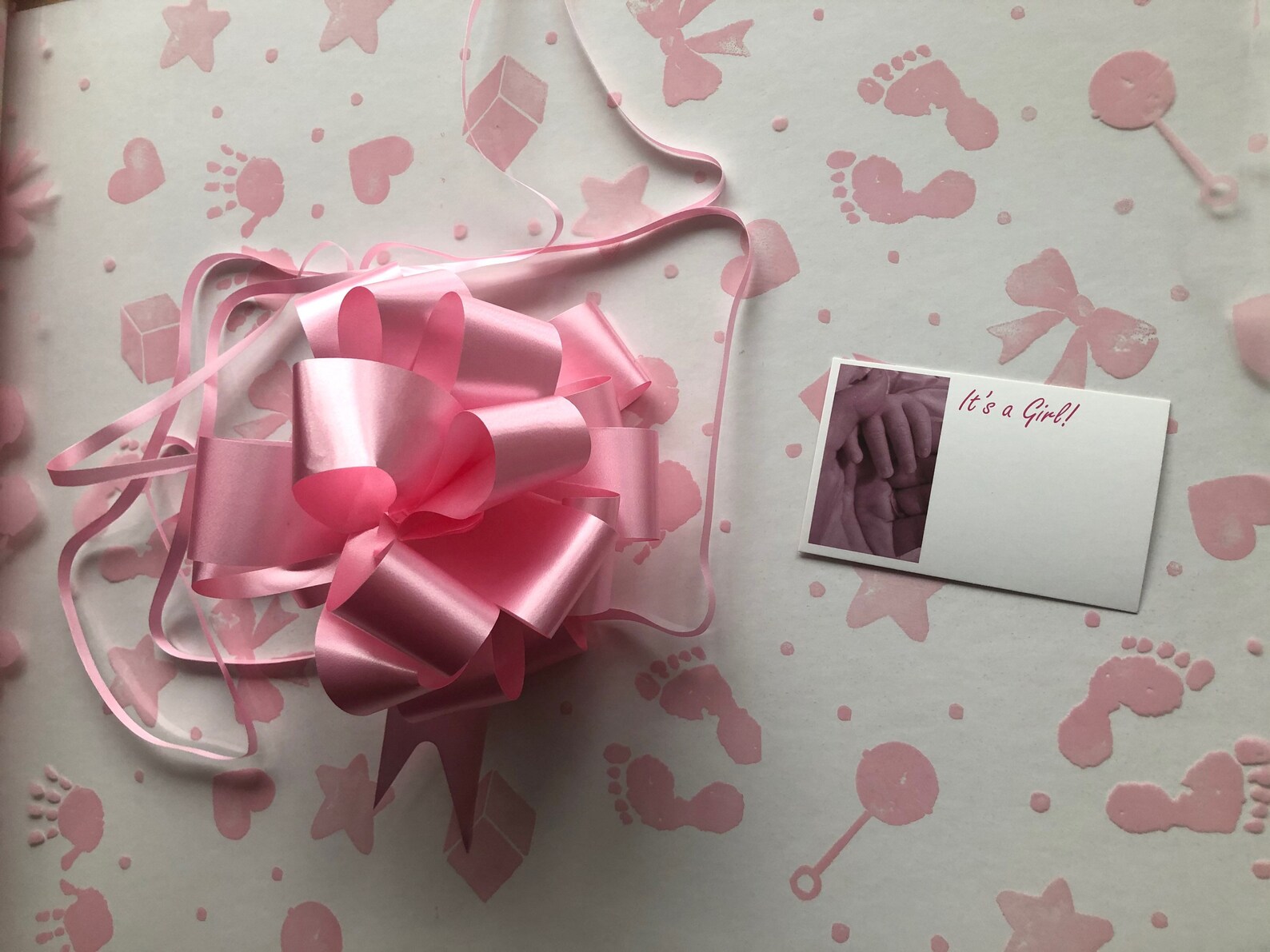 Pink Baby Shapes Cellophane Gift Wrap Accessory DIY Hamper Etsy