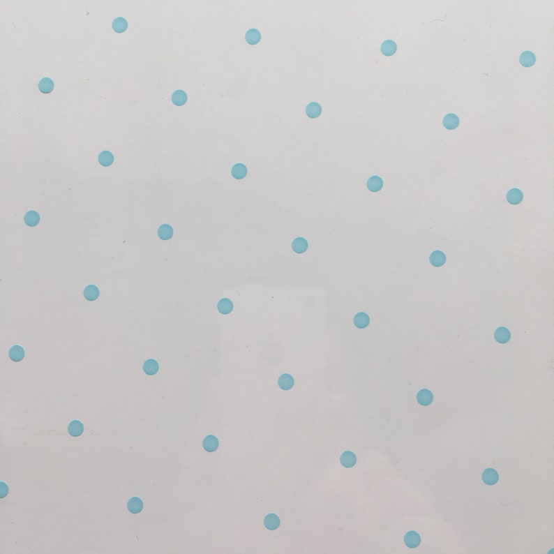 Blue spots baby cellophane gift wrap accessory DIY hamper pack Etsy