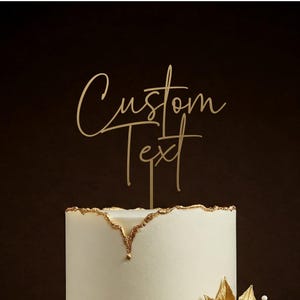 Personalisierter Tortenstecker Holz, Personalisierter Tortenstecker Holz, Personalisierter Cake Topper, Hochzeitstorte Topper, Personalisiertes Partydekor für Geburtstag, Jubiläum, Verlobung