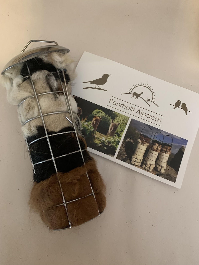 Alpaca Bird Nesting Feeder Etsy UK