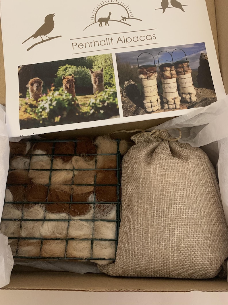 Alpaca Bird Nesting Feeder Etsy UK