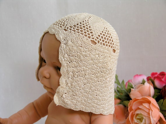 Edwardian Baby Night Cap / Antique Edwardian Era /
