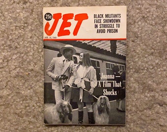 Vintage January 16, 1969 Mini JET Magazine - Black Militants Face Showdown In Struggle To Avoid Prison