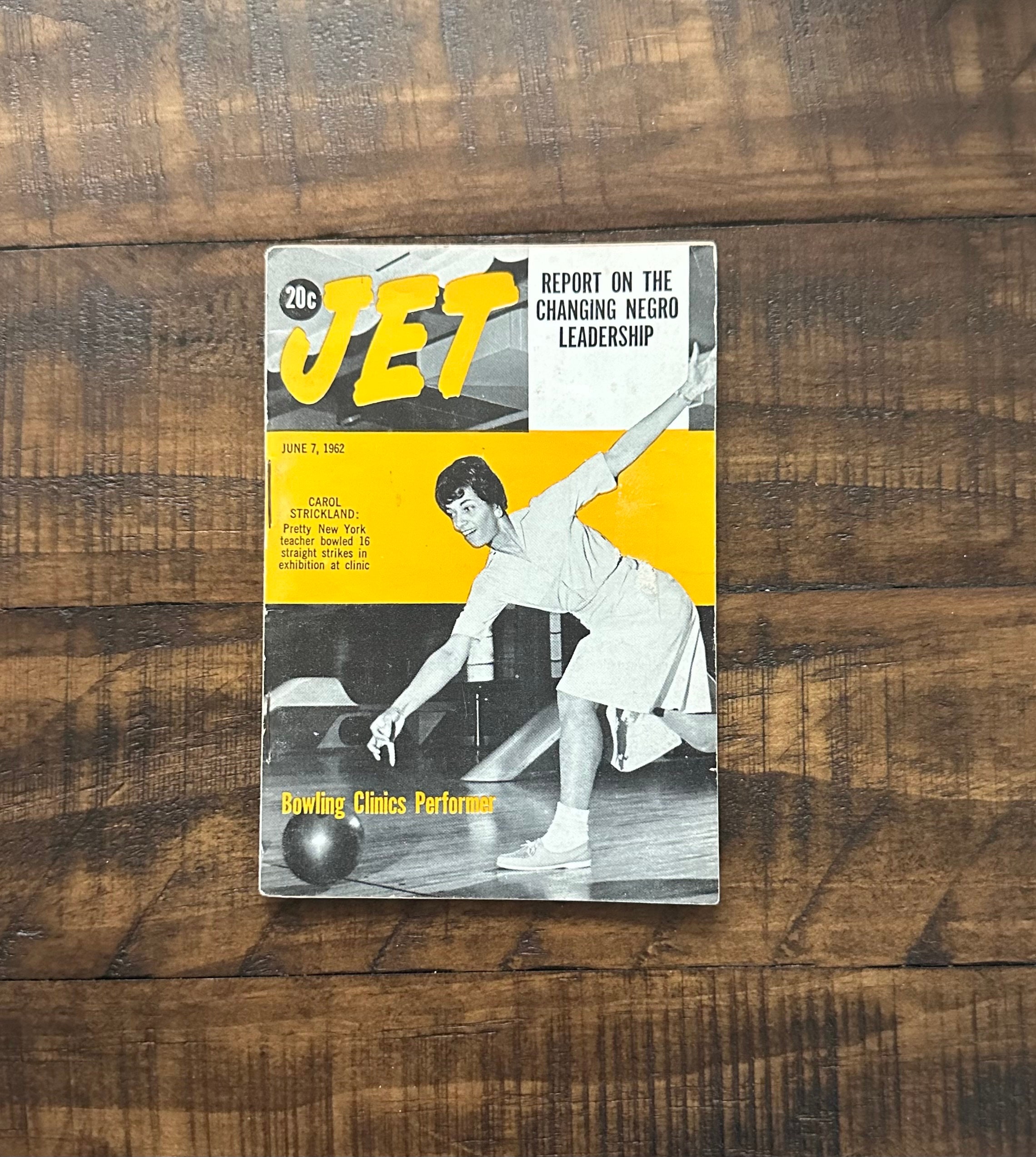 Vintage June 7, 1962 Mini JET Magazine - Bowling Clinics