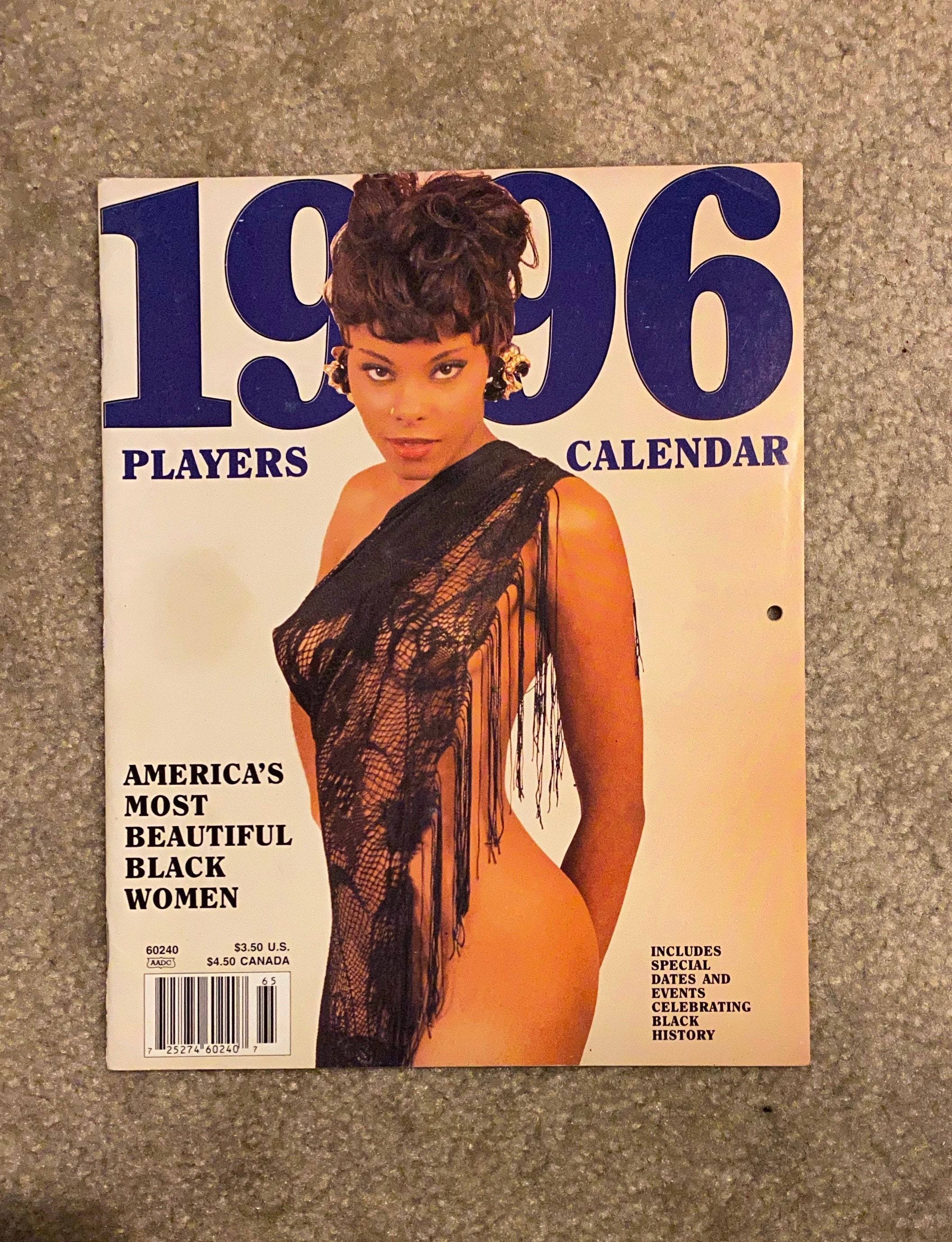 Vintage 1996 PLAYERS Nude Calendar EBONY / African American - Etsy India