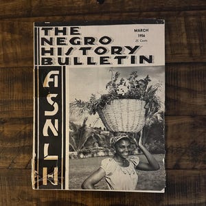 Scarce March 1956 Negro History Bulletin (Magazine) Haiti / Black History / African American / Cool Gift