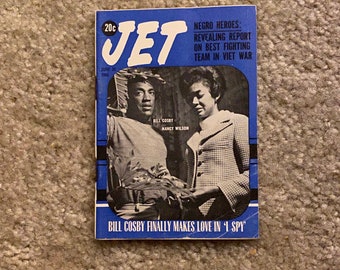 Vintage June 30, 1966 Mini JET Magazine - Negro Heroes Revealing Report on Best Fighting Team in Vietnam
