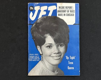 Vintage August 25, 1966 Mini JET Magazine - "Up Tight Teen Queen" / Race Hate in Chicago