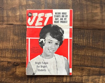 Vintage September 24, 1964 Mini JET Magazine - Negro Judge Starts Job by Day; Jail by Night Project (African American/ Negro / EBONY)