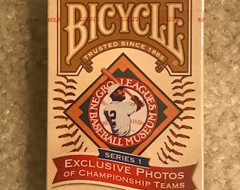 Extremely Rare Bicycle Negro League Baseball Playing Card Deck - African American /Limited Print