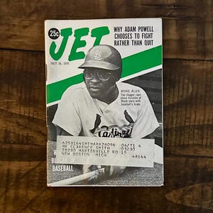 Vintage July 16, 1970 Mini JET Magazine - Richie Allen / Adam Clayton Powell / MLB Baseball