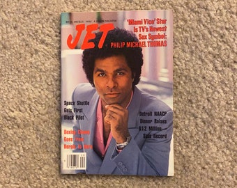 Vintage May 20, 1985 JET Magazine - Philip Michael Thomas / TV's Newest Sex Symbol (Miami Vice)