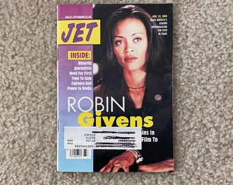 Vintage August 15, 1994 Mini JET Magazine - Robin Givens / Minority Journalists Meet for the First Time