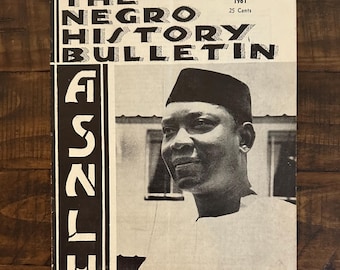 Scarce February 1961 Negro History Bulletin (Magazine) Nigeria / Black History / African American / Cool Gift