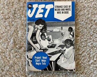 Vintage June 17, 1965 Mini JET Magazine - Project "Head Start" Helps Negro Tots