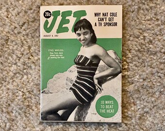 Vintage August 8, 1957 JET Magazine - Why Nat King Cole Can't Get a TV Sponsor