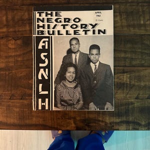 Scarce April 1962 Negro History Bulletin (Magazine) Teachers / Black History / African American / Cool Gift