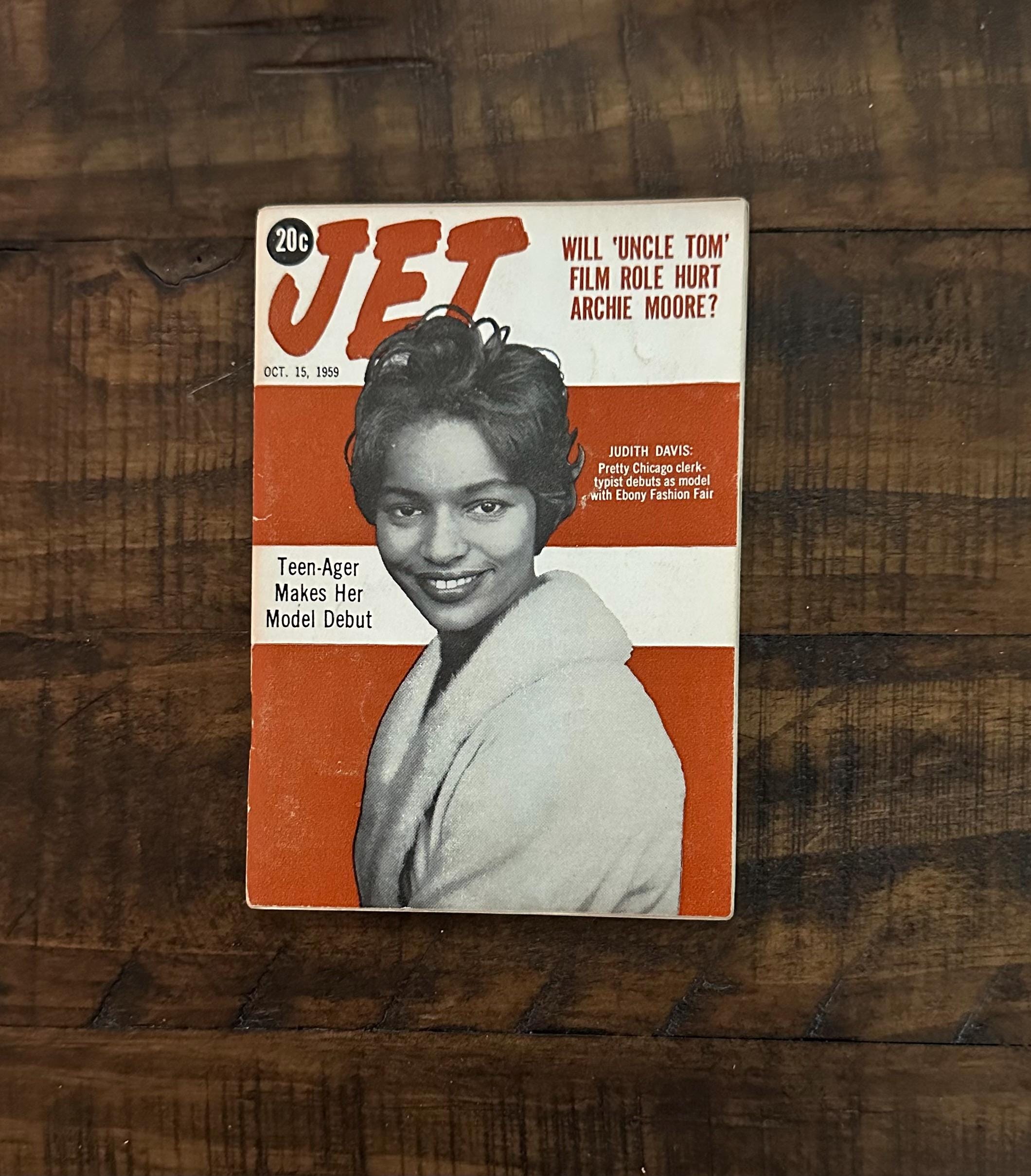 Vintage JET Magazine October 1959: Archie Moore 'uncle Tom' Film - Etsy