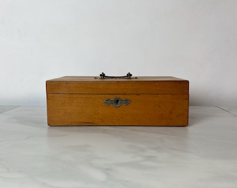 Schöne alte Box/Schatulle. Aufbewahrung, 40er Jahre, 1940, Aufräumen, Schmuck, Mitte des Jahrhunderts, antik, Niederlande.