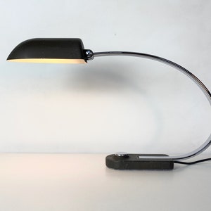 Big vintage Hillebrand design lamp from the 70s. Desk lamp, table lamp, midcentury, 70s, 70er, German.
