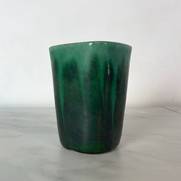 Fantastic vintage vase flower pot Pieter Groeneveldt. Netherlands 1952 - 1972 / 1950 midcentury art deco. 50s 60s 70s.