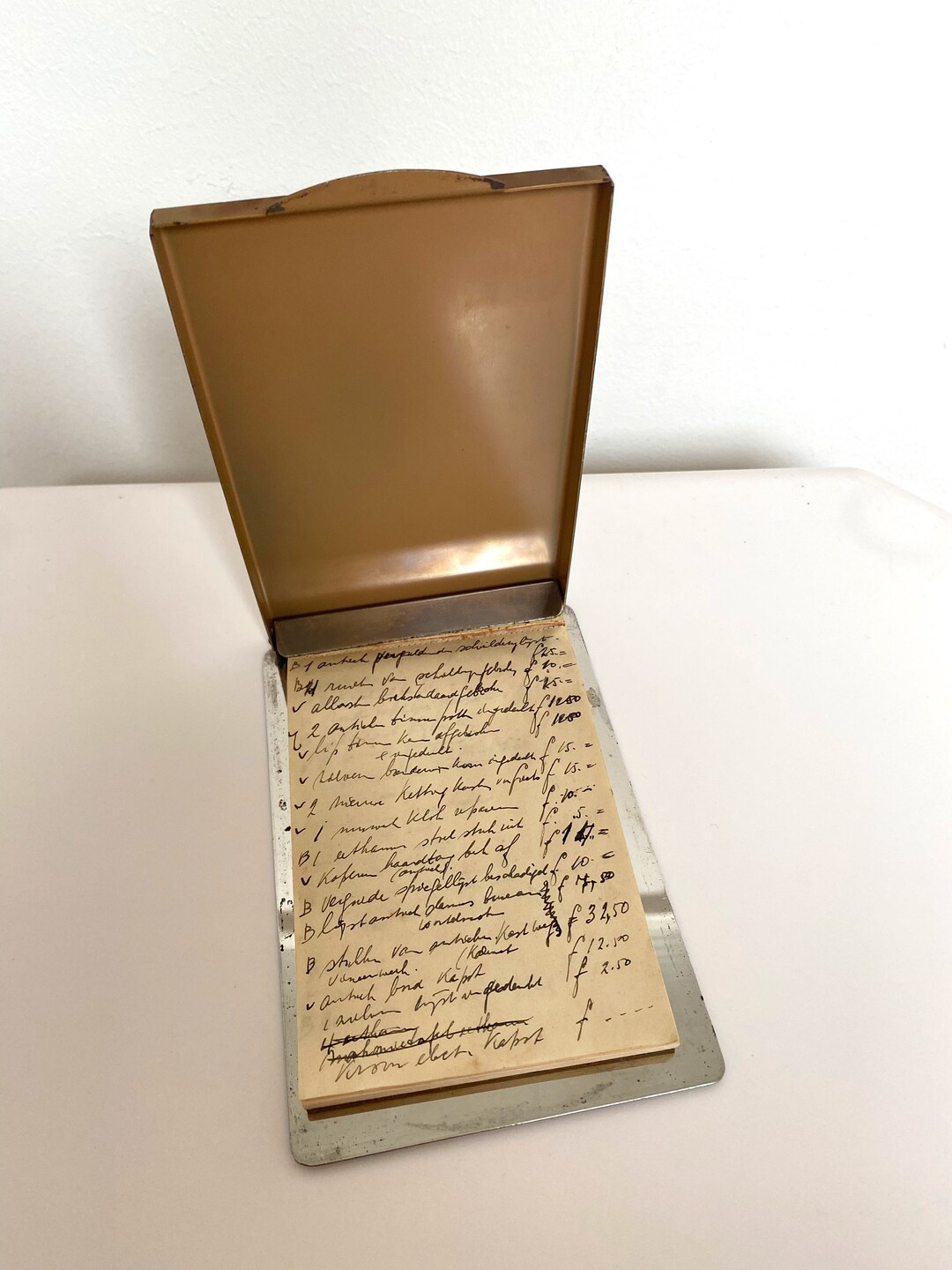 Beautiful Vintage Notebook Holder. 1980 80s Midcentury Notepad. - Etsy