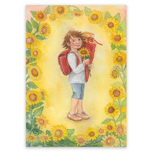 Cartão postal para começar a escola, Waldorf