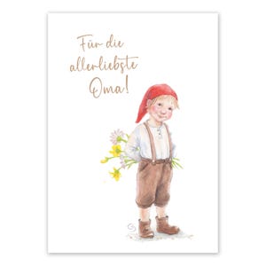 Carte postale pour votre grand-mère chérie