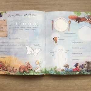 Friendship book, friendship album Waldorf kindergarten and school image 2