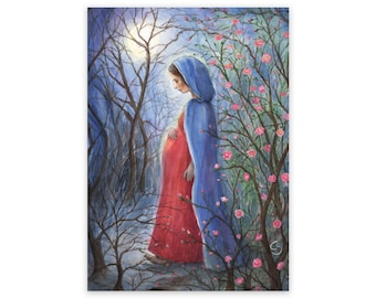 Postcard Maria, Christmas, Waldorf Seasonal Table