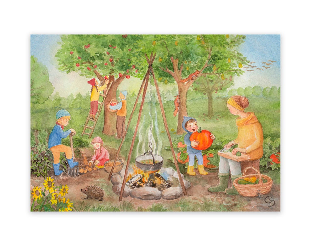 Carte pop-up 3D pour Thanksgiving, motif animaux de la