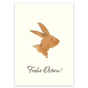 Cartolina Buona Pasqua, coniglietto di Pasqua