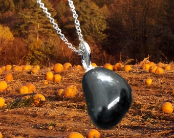 Hematite Necklace, Sterling Silver, Anti-inflammation Support Pendant Necklace, Spiritual Healing Jewelry, Gift for Her