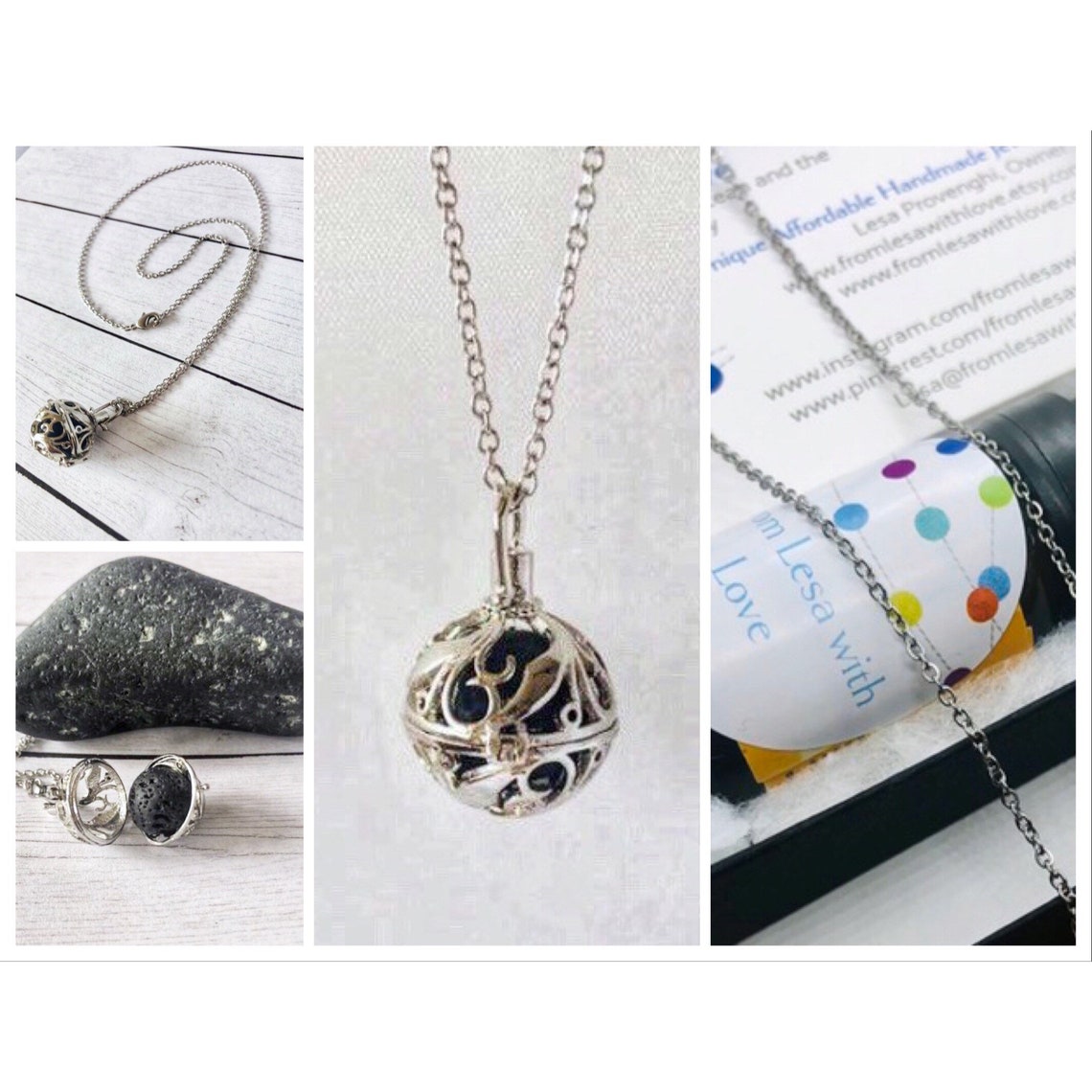 stone pendant holder