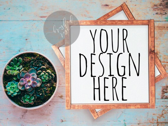 Wooden Sign Mock Up Farmhouse Mockup Sign Mock Up